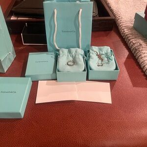 Tiffany & Co. Silver Eternity Ring  and necklace  - New in box